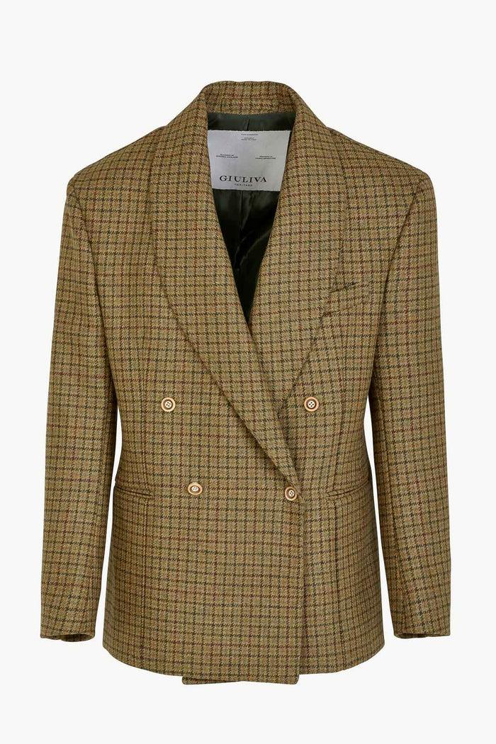 giuliva heritage collection David Blazer in Wool Tweed