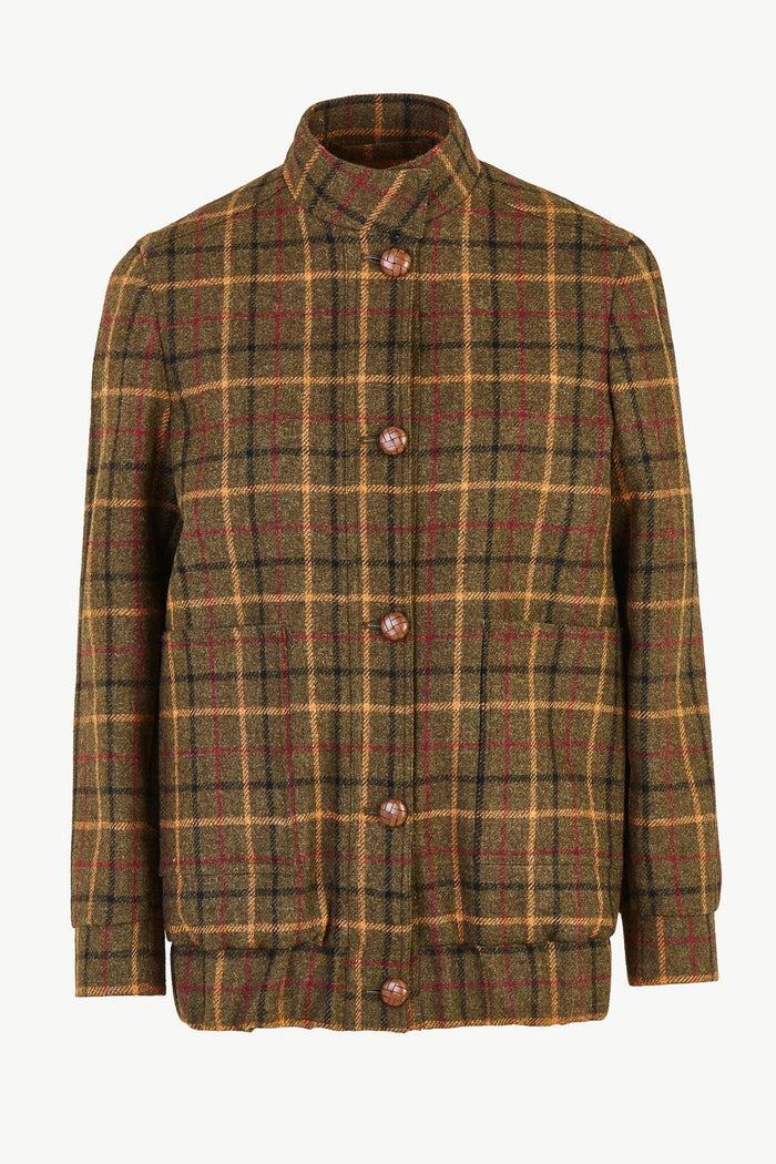 giuliva heritage collection Diana Jacket in Virgin Wool Check