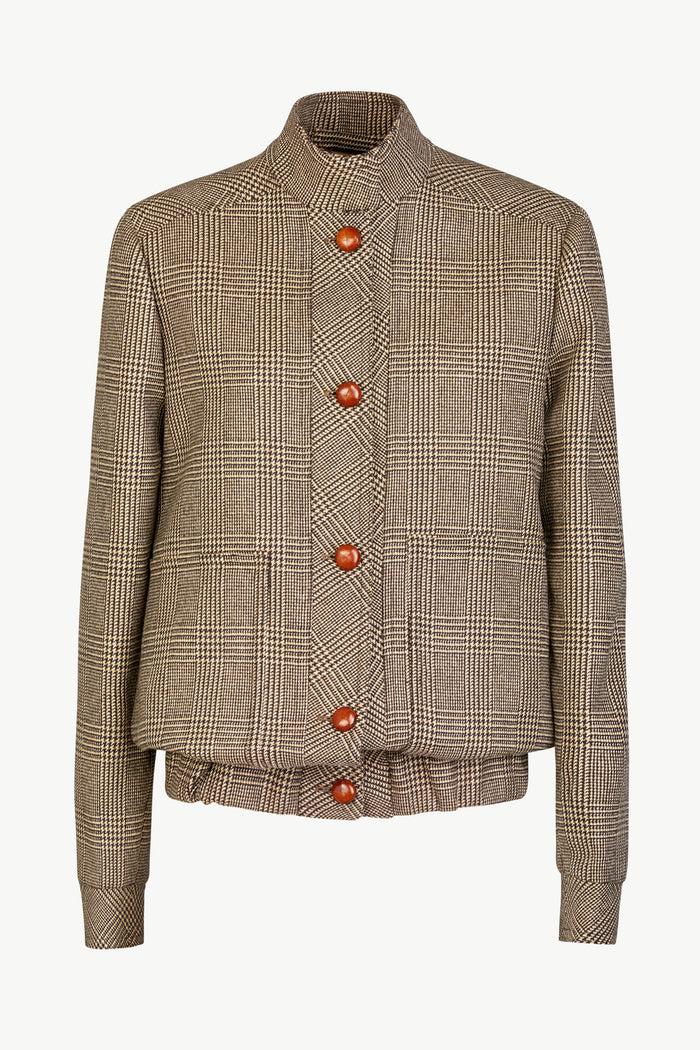giuliva heritage collection Diana Jacket in Wool Prince of Wales