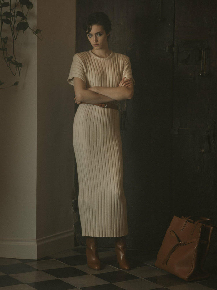 Giuliva Heritage Collection Diandra Dress In Cashmere And Silk Blend