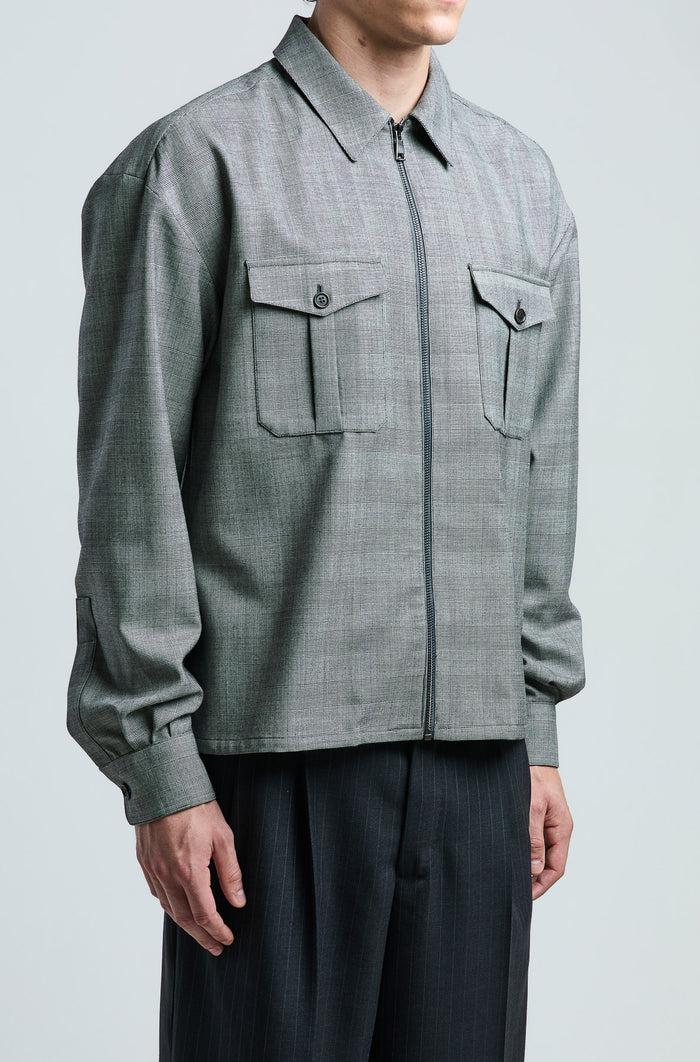 Giuliva Heritage Collection Diego Shirt In Wool Glen Check