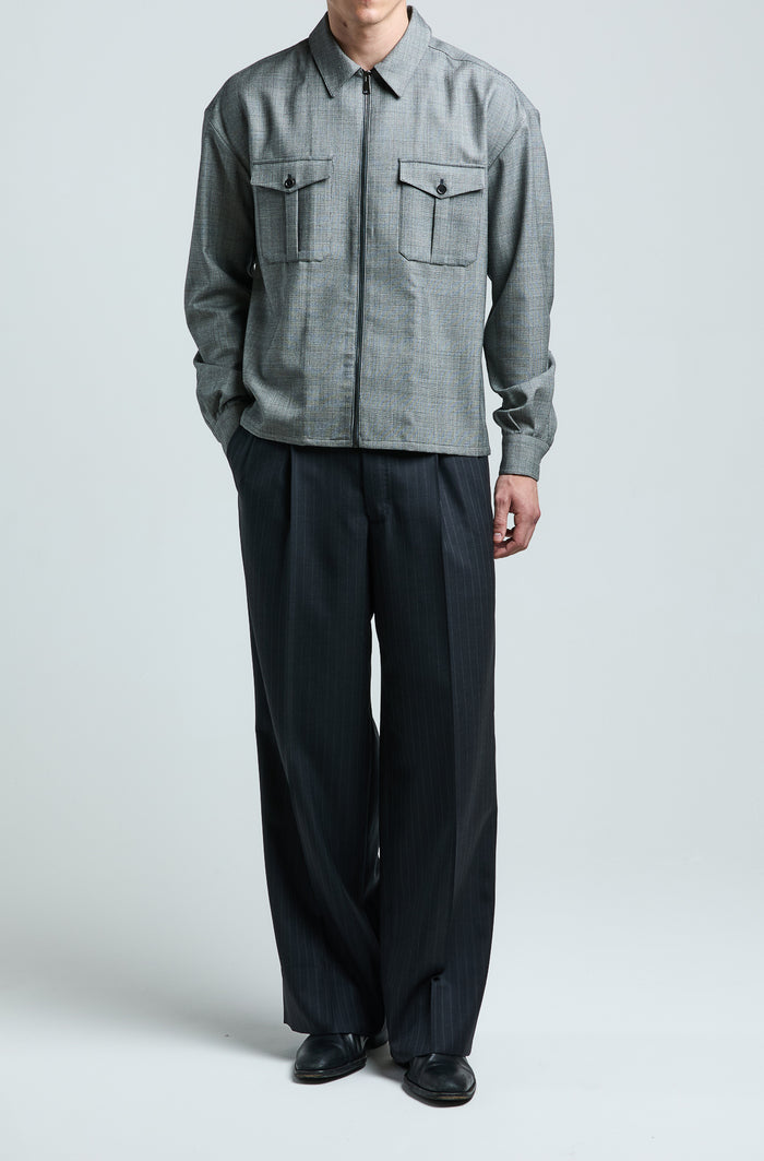 Giuliva Heritage Collection Diego Shirt In Wool Glen Check