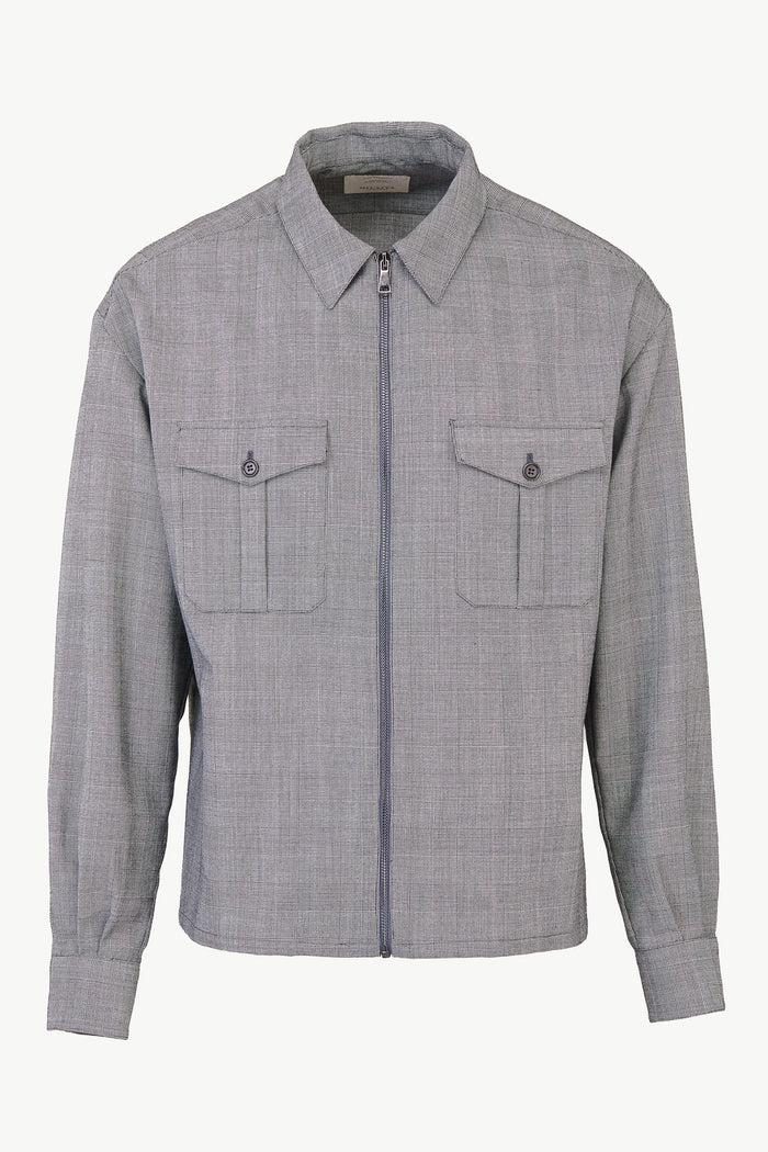 giuliva heritage collection Diego Shirt in Wool Glen Check
