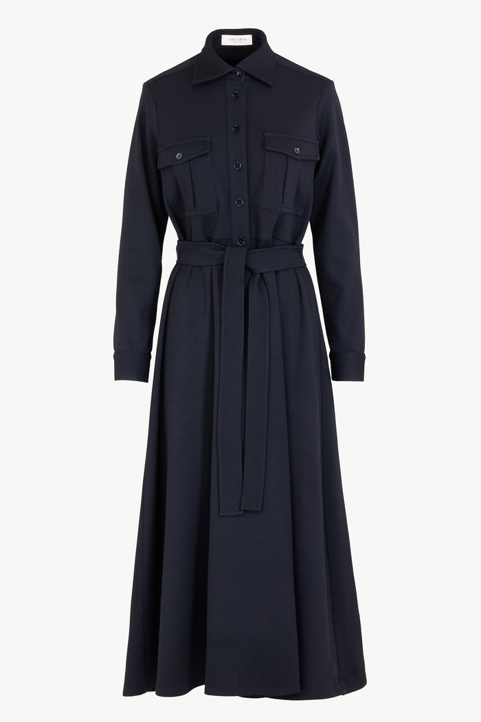 giuliva heritage collection Dora Dress in Virgin Wool Jersey