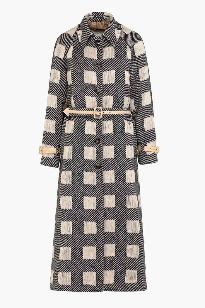 giuliva heritage collection Dust Coat in Textured Virgin Wool