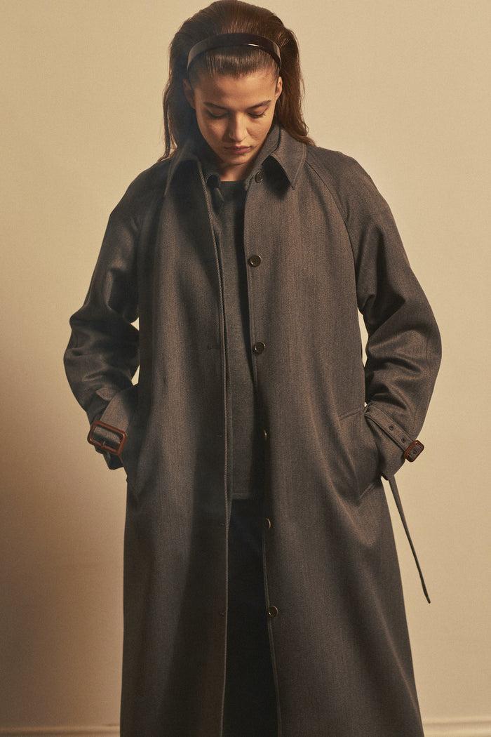 Giuliva Heritage Collection Dust Coat In Wool Whipcord