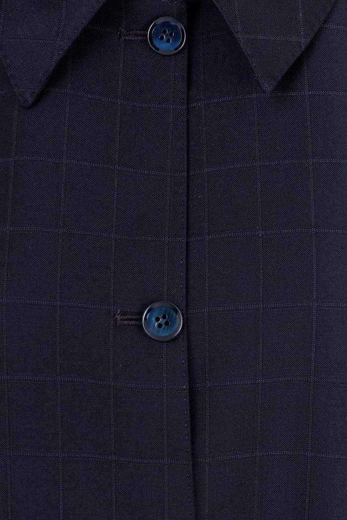 Giuliva Heritage Collection Dust Coat In Wool Windowpane