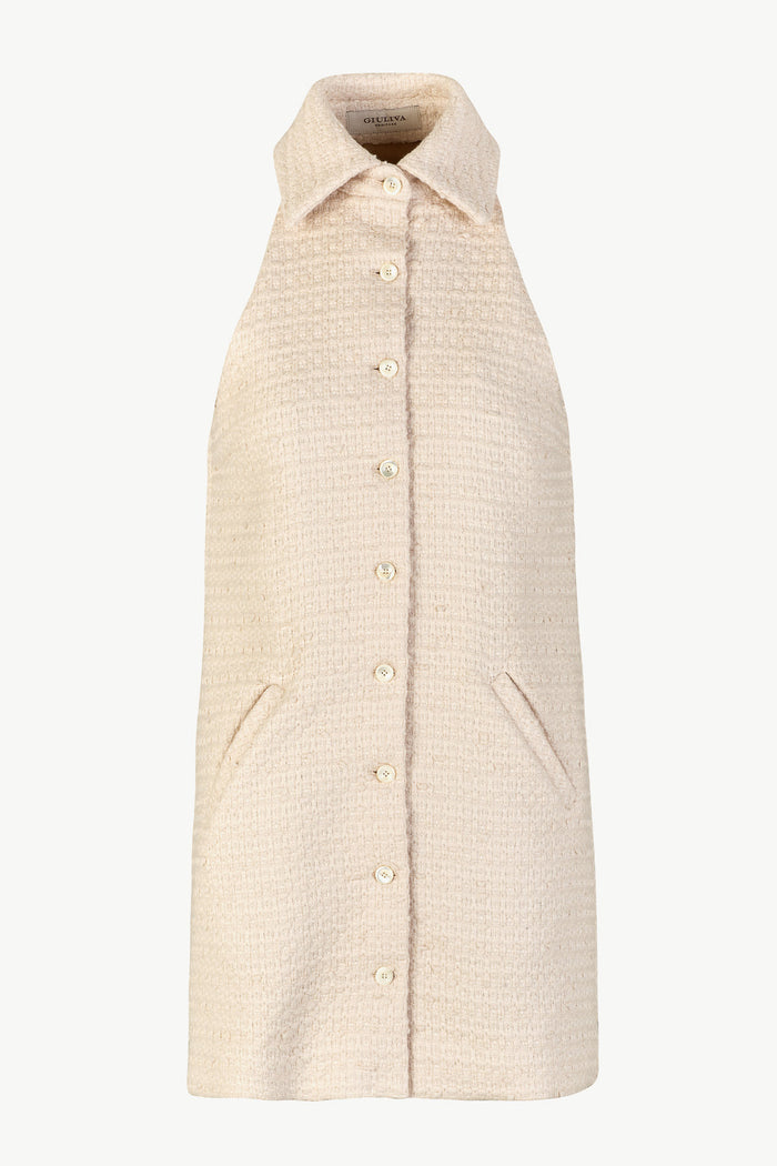 giuliva heritage collection Edda Dress in Cotton and Wool Blend