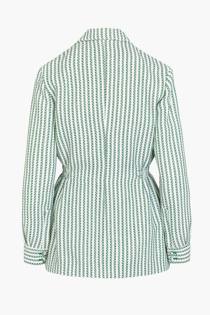 Giuliva Heritage Collection Elena Jacket In Cotton Stripes