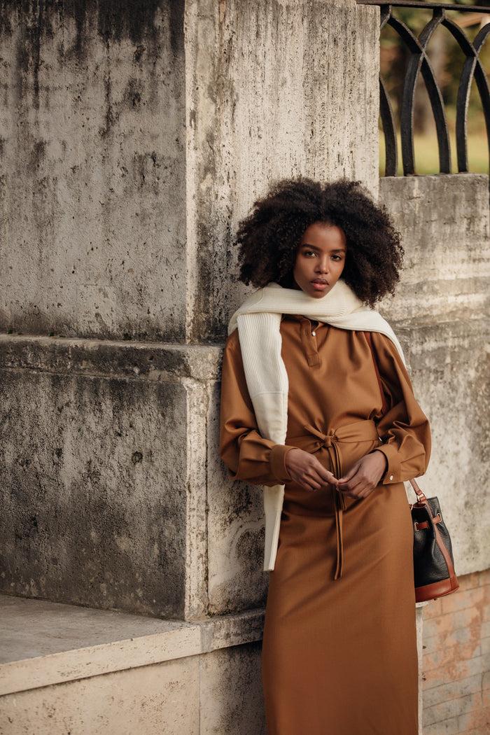 Giuliva Heritage Collection Ella Dress In Wool Flannel