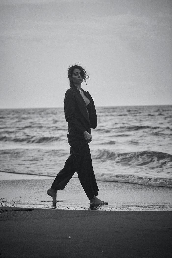 Giuliva Heritage Collection Elsa Trousers In Silk Blend Stripes