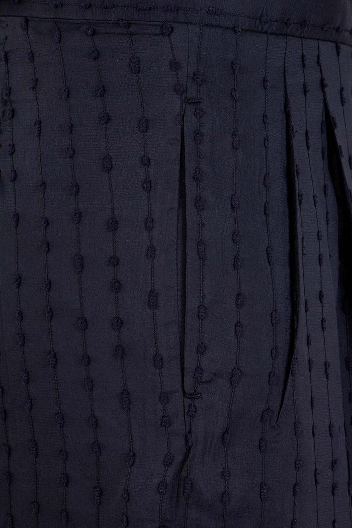 Giuliva Heritage Collection Elsa Trousers In Silk Blend Stripes