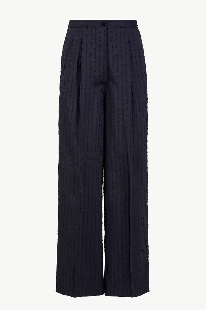 giuliva heritage collection Elsa Trousers in Silk Blend Stripes