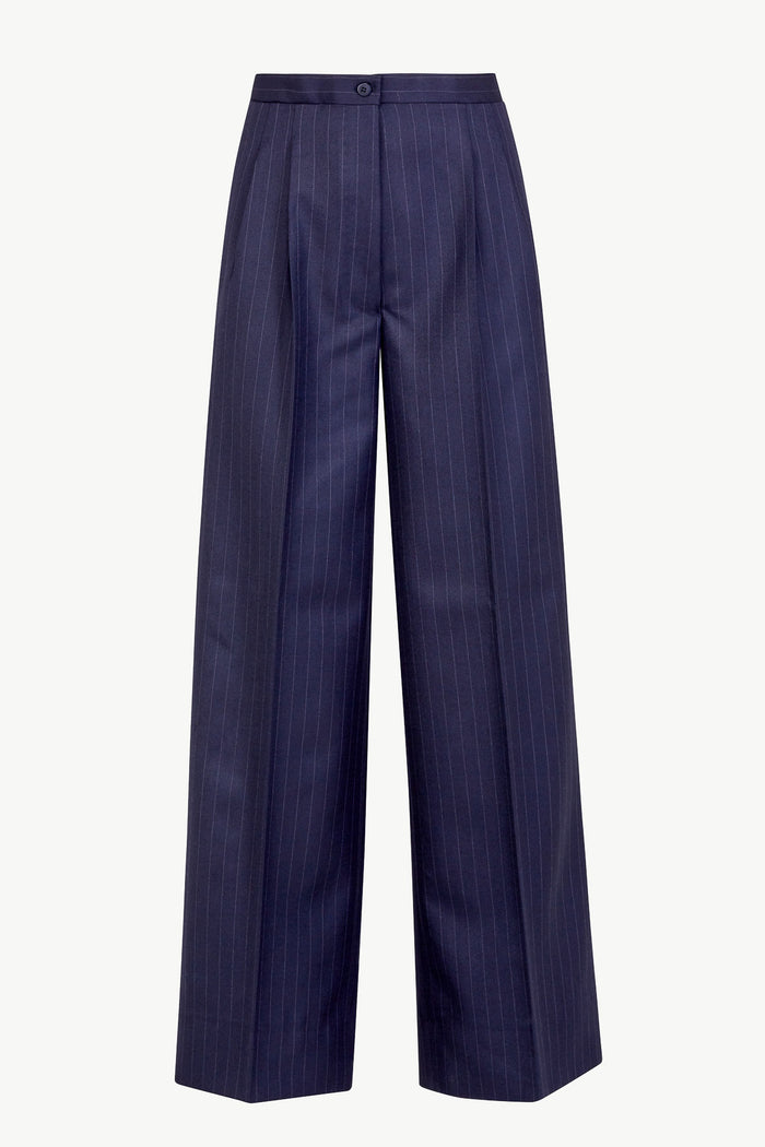 giuliva heritage collection Elsa Trousers in Wool Pinstripe