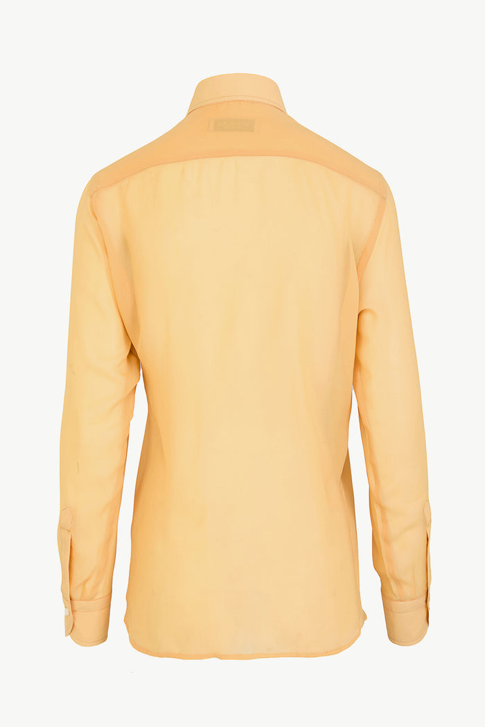Giuliva Heritage Collection Elvira Shirt In Sheer Silk Crepe