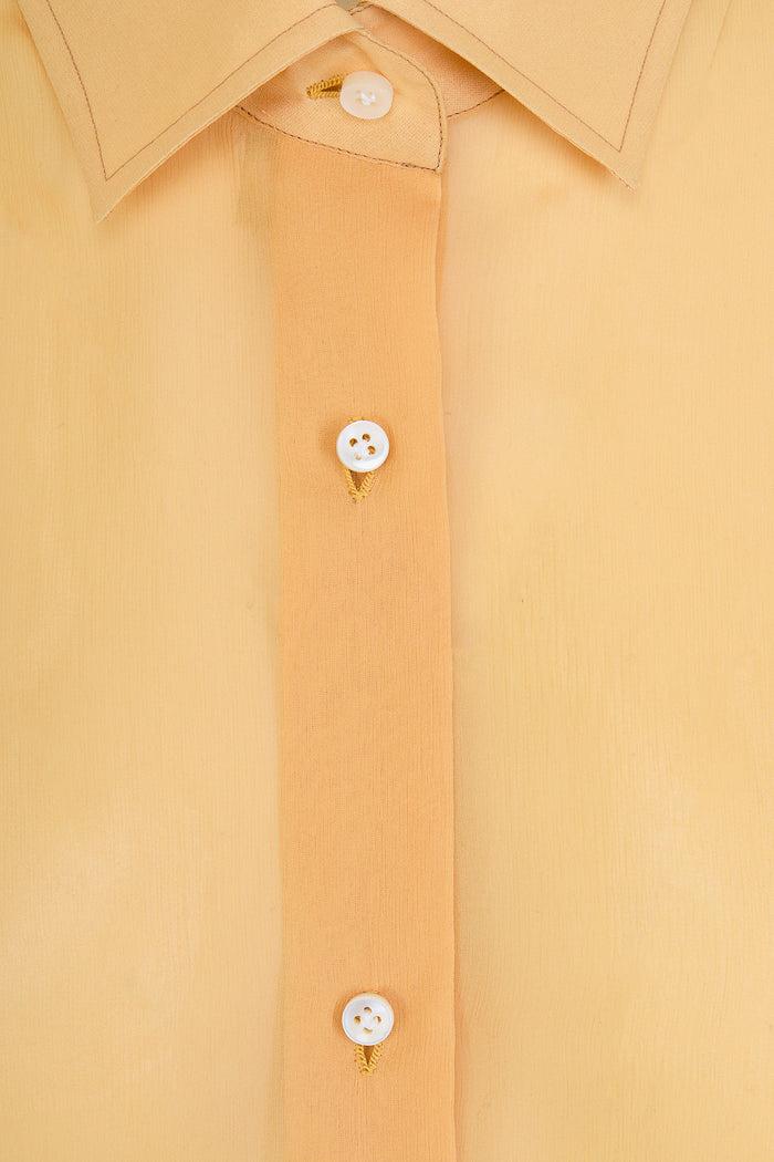 Giuliva Heritage Collection Elvira Shirt In Sheer Silk Crepe