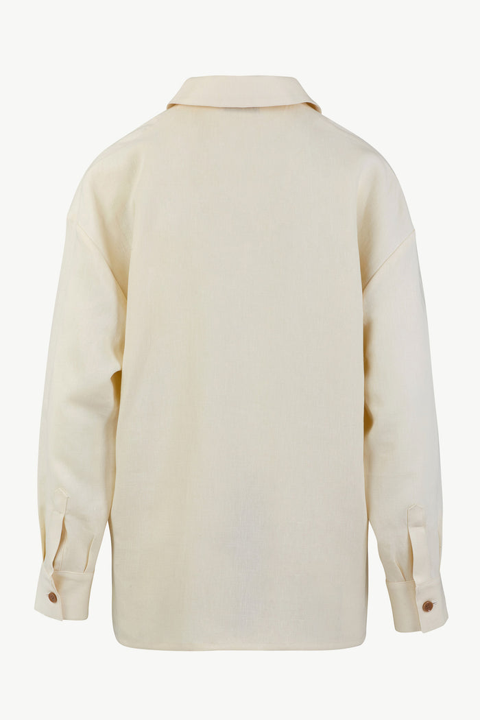 Giuliva Heritage Collection Ennia Shirt In Linen Crepe