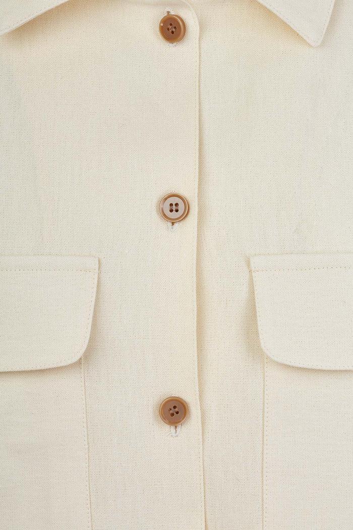 Giuliva Heritage Collection Ennia Shirt In Linen Crepe