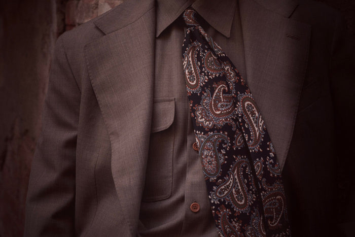 Giuliva Heritage Collection Ennio Shirt In Merino Wool Grisaille