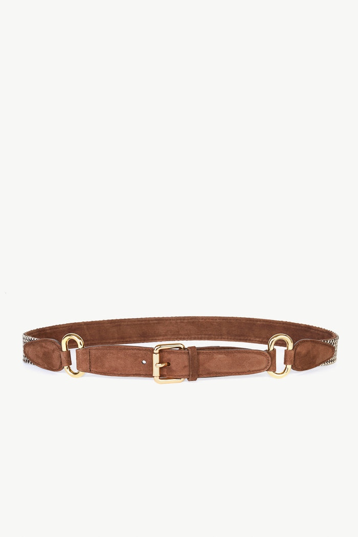 giuliva heritage collection Enrico Belt in Fabric and Suede