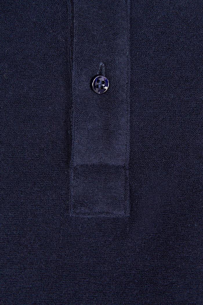 Giuliva Heritage Collection Enzo Long Sleeve Polo In Terrycloth