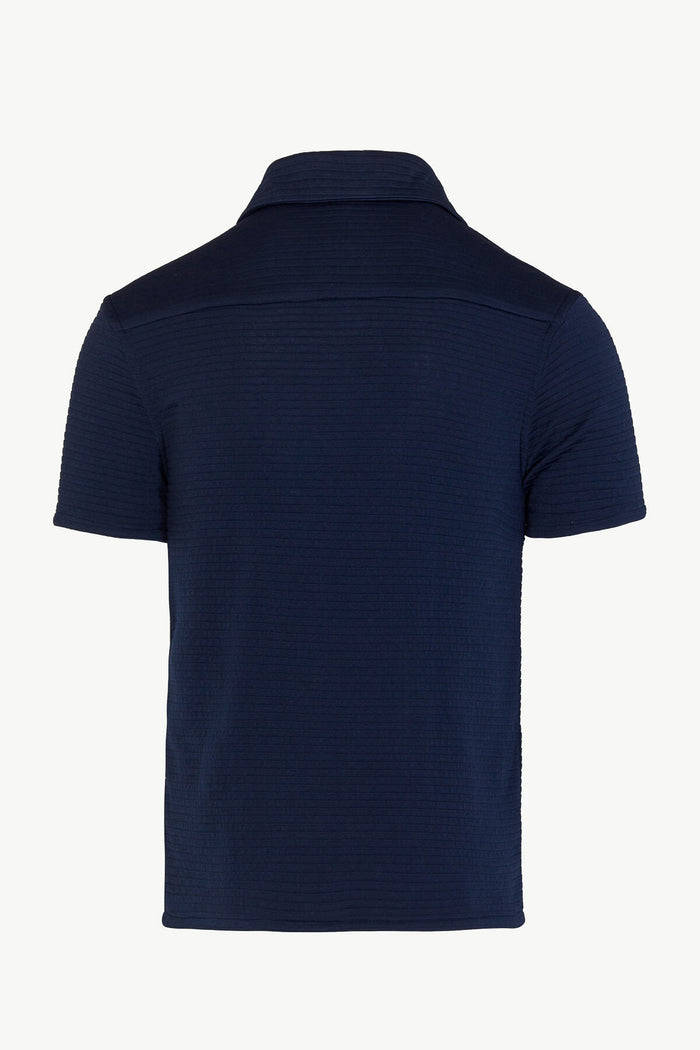 Giuliva Heritage Collection Enzo Polo In Textured Striped Jersey