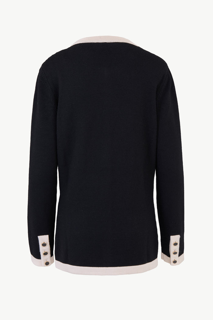 Giuliva Heritage Collection Eugenia Cardigan In Merino Wool Knit