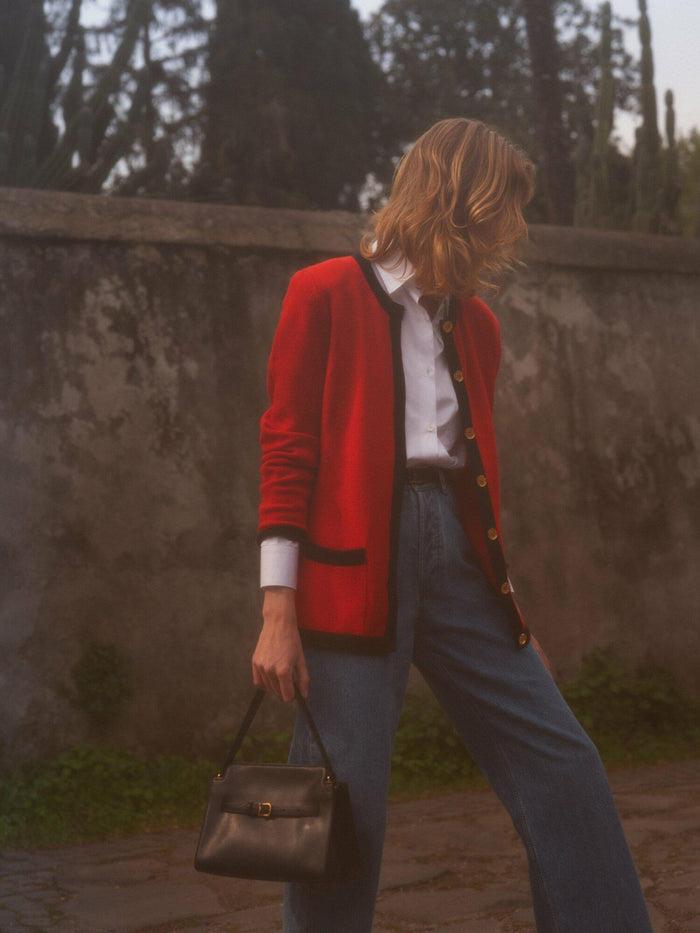 Giuliva Heritage Collection Eugenia Cardigan In Merino Wool Knit