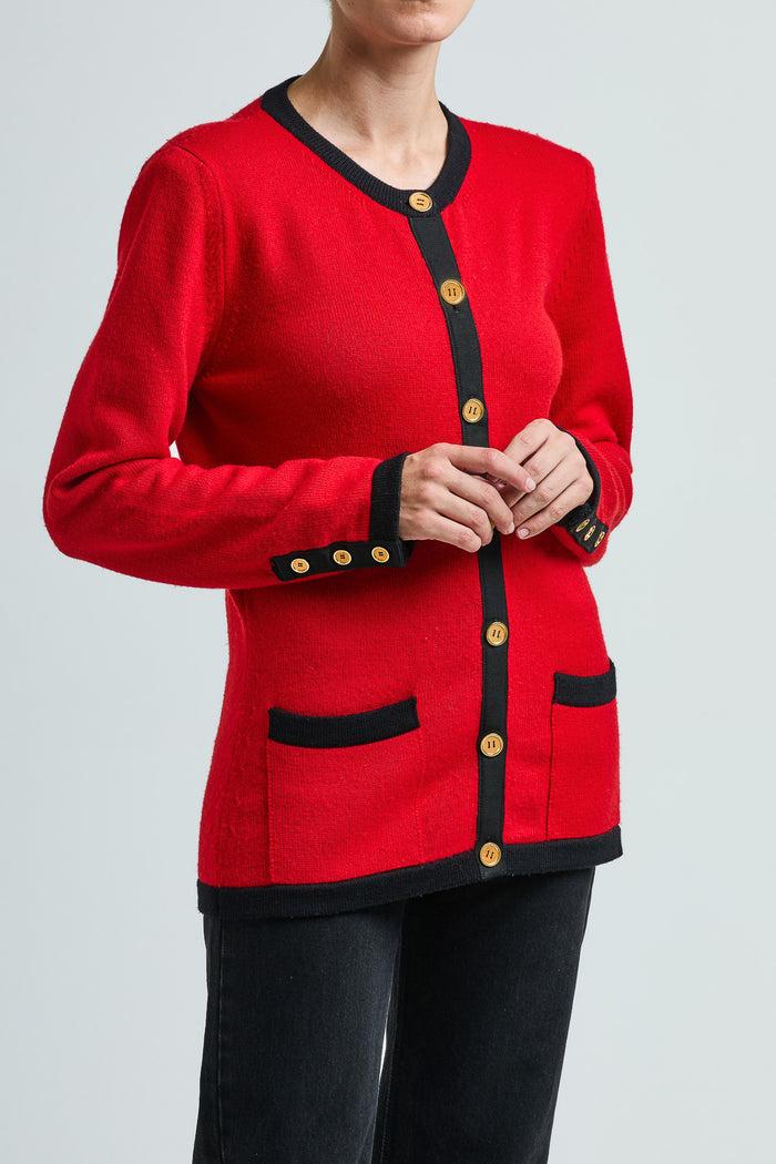 Giuliva Heritage Collection Eugenia Cardigan In Merino Wool Knit