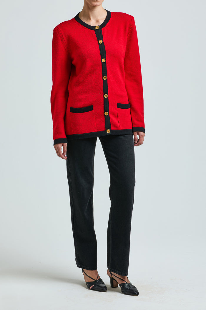 Giuliva Heritage Collection Eugenia Cardigan In Merino Wool Knit