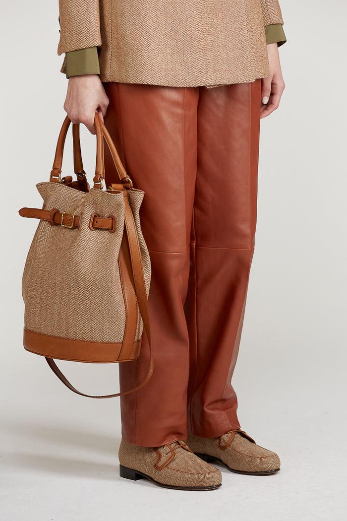 Giuliva Heritage Collection Everyday Lace-ups In Fabric And Leather