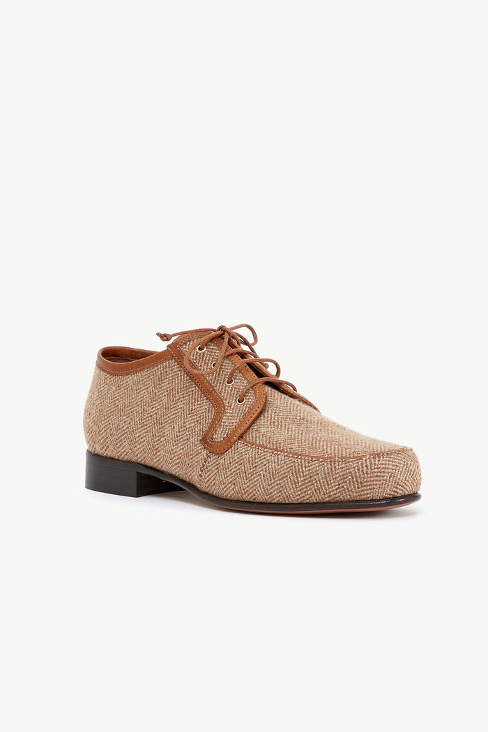 Giuliva Heritage Collection Everyday Lace-ups In Fabric And Leather