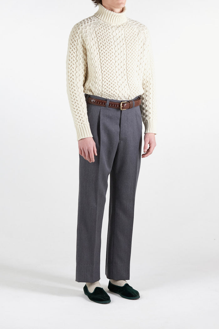 Giuliva Heritage Collection Faloria Sweater In Cable Knit Wool
