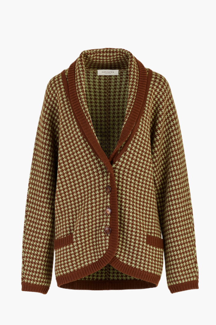giuliva heritage collection Fiorenza Jacket in Merino Wool Knit