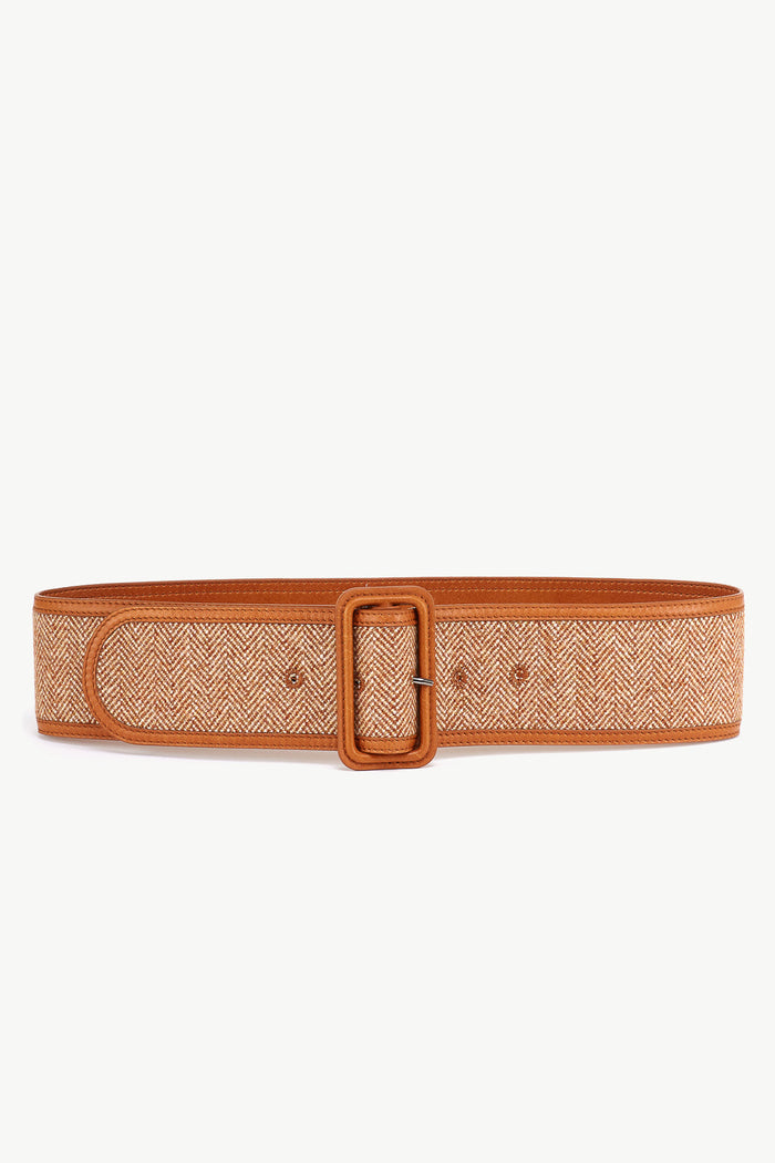 giuliva heritage collection Frame Belt in Fabric and Leather