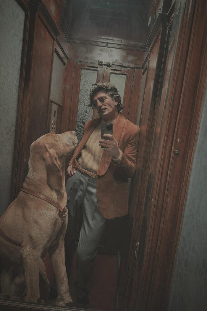 Giuliva Heritage Collection Gaspare Blazer In Suede