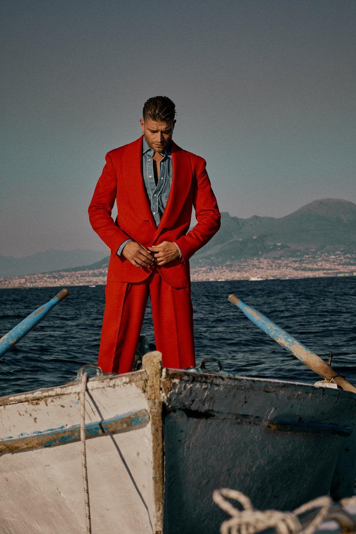 Giuliva Heritage Collection Gaspare Blazer In Wool Drill