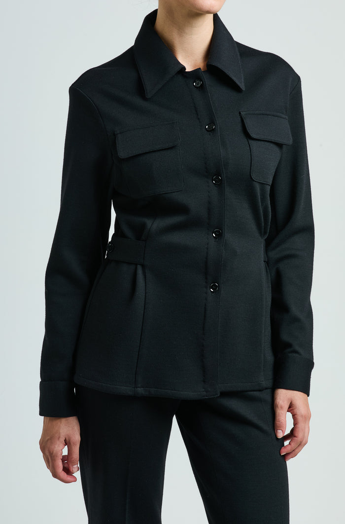 Giuliva Heritage Collection Gea Shirt In Virgin Wool Jersey