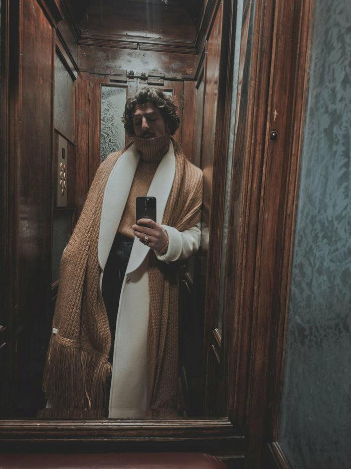 Giuliva Heritage Collection Gerolamo Coat In Textured Wool