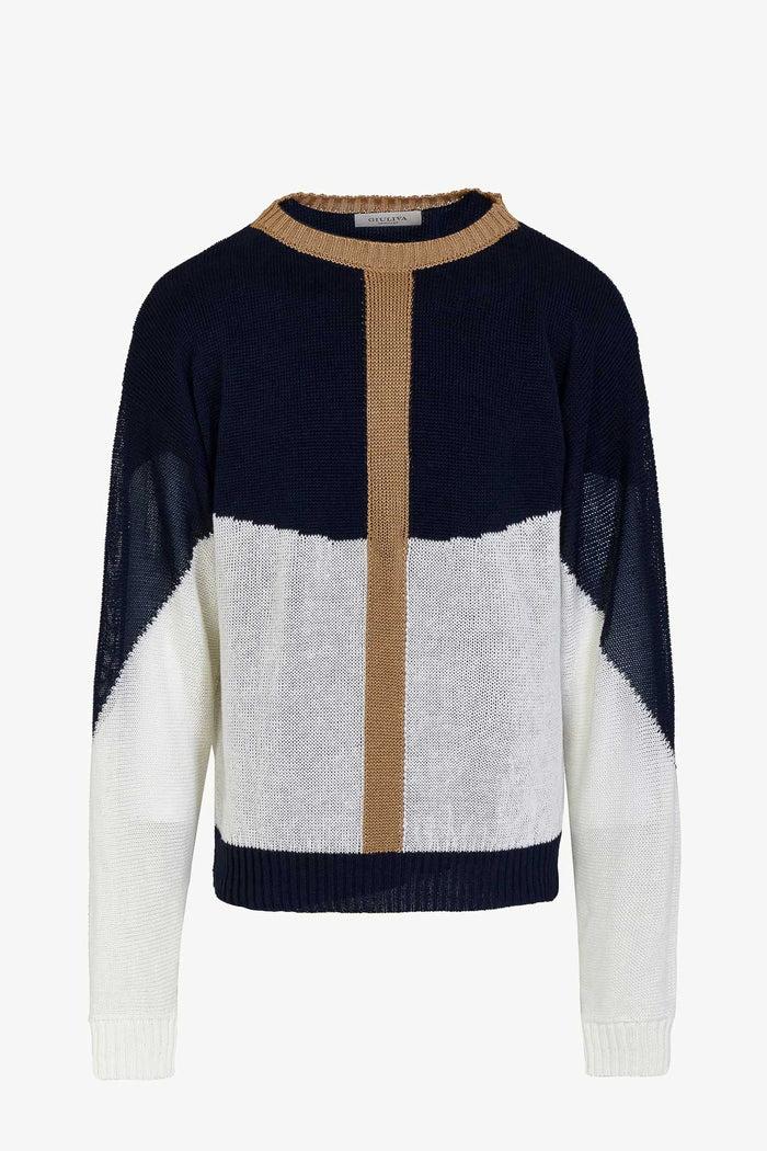 giuliva heritage collection Gianni Sweater in Linen Knit