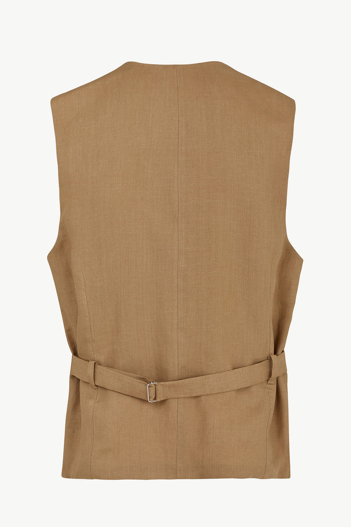 Giuliva Heritage Collection Giano Waistcoat In Linen