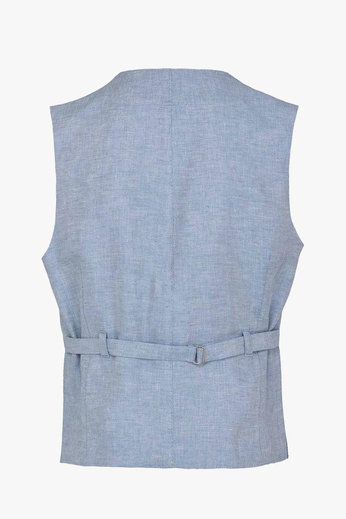 Giuliva Heritage Collection Giano Waistcoat In Linen