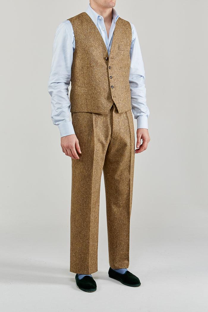 Giuliva Heritage Collection Giano Waistcoat In Wool Donegal