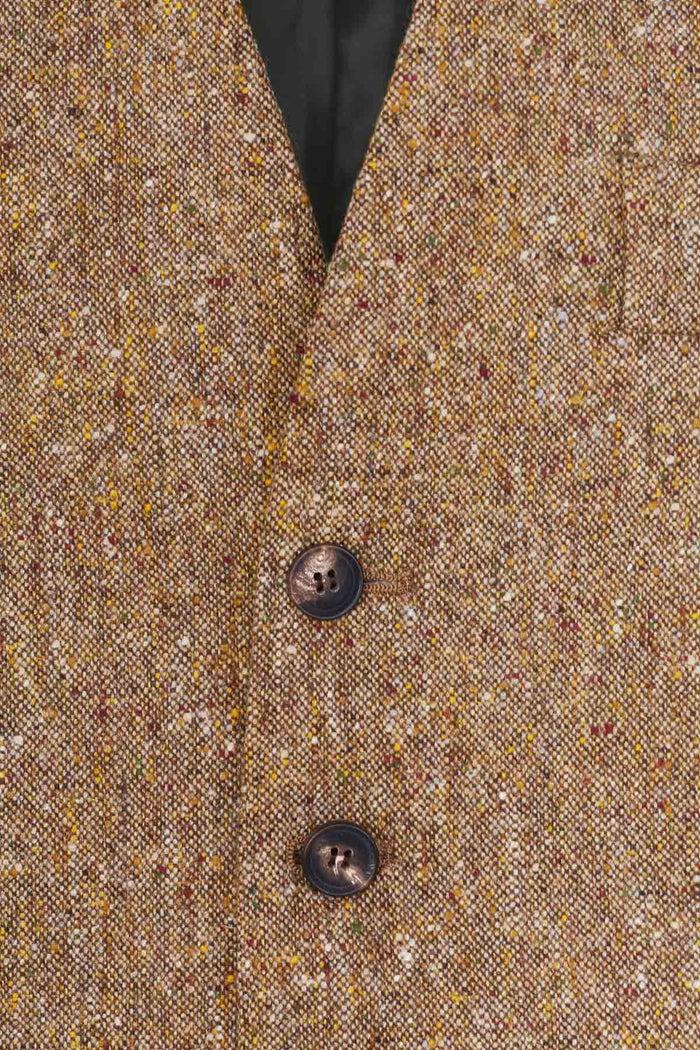 Giuliva Heritage Collection Giano Waistcoat In Wool Donegal