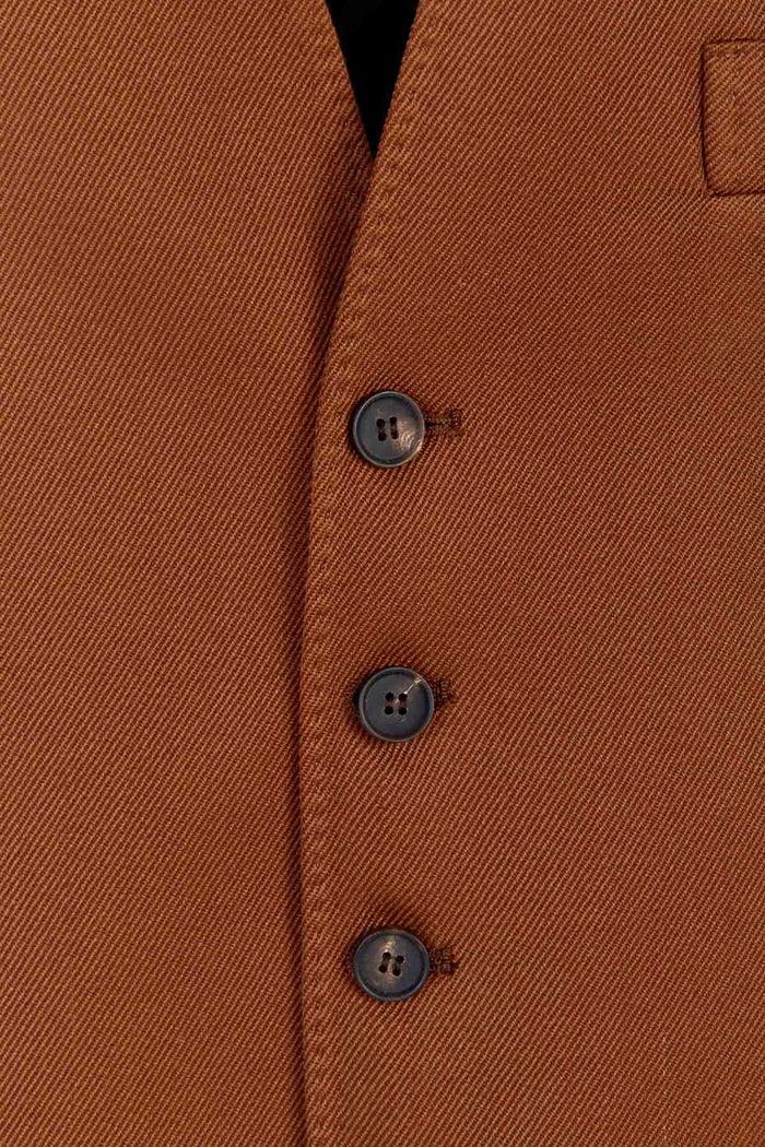 Giuliva Heritage Collection Giano Waistcoat In Wool Drill