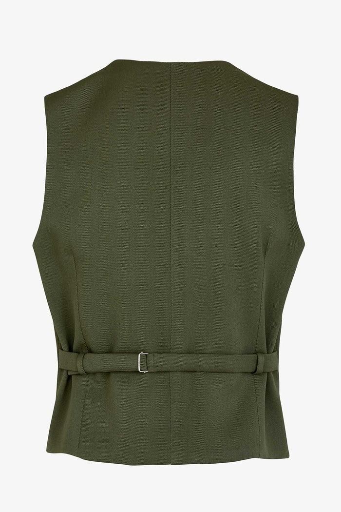 Giuliva Heritage Collection Giano Waistcoat In Wool Drill