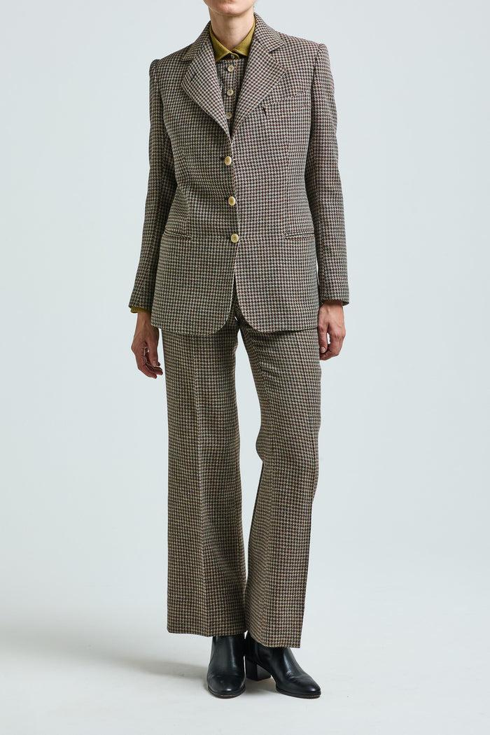 Giuliva Heritage Collection Ginestra Blazer In Wool Houndstooth