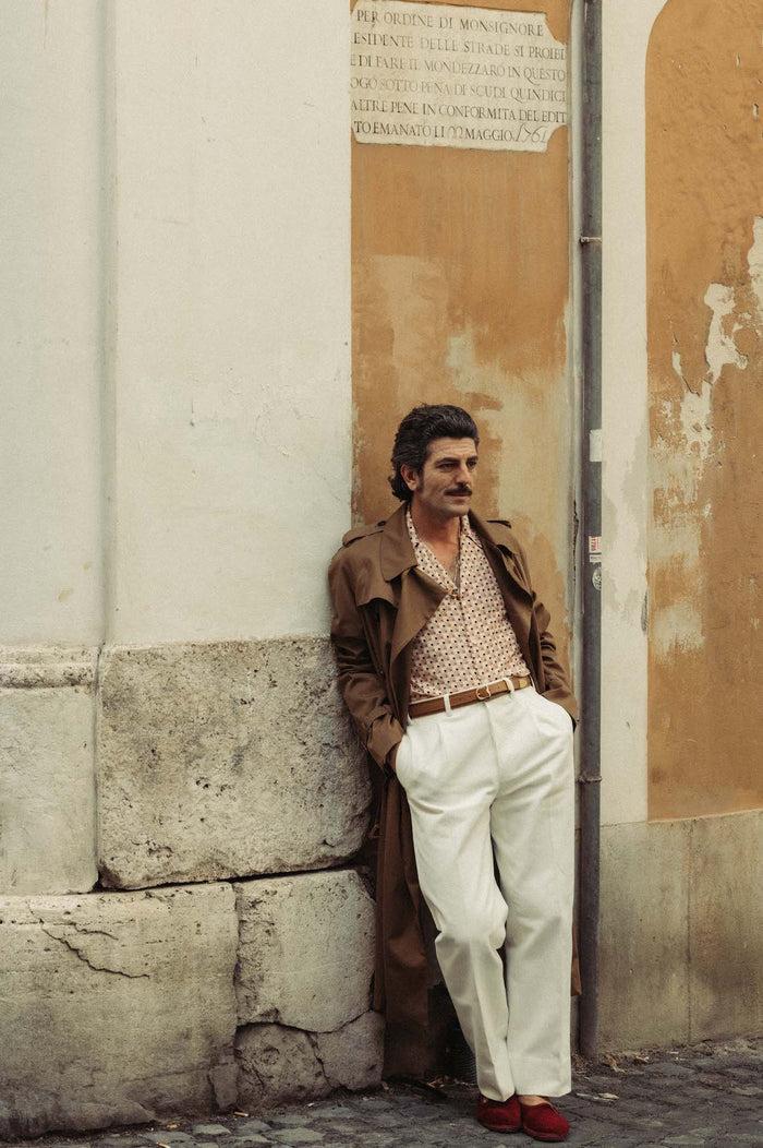 Giuliva Heritage Collection Giovanni Shirt In Silk Print