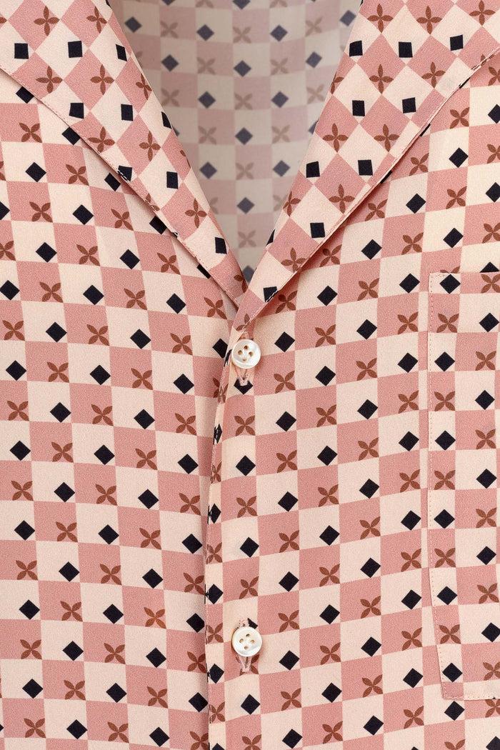 Giuliva Heritage Collection Giovanni Shirt In Silk Print