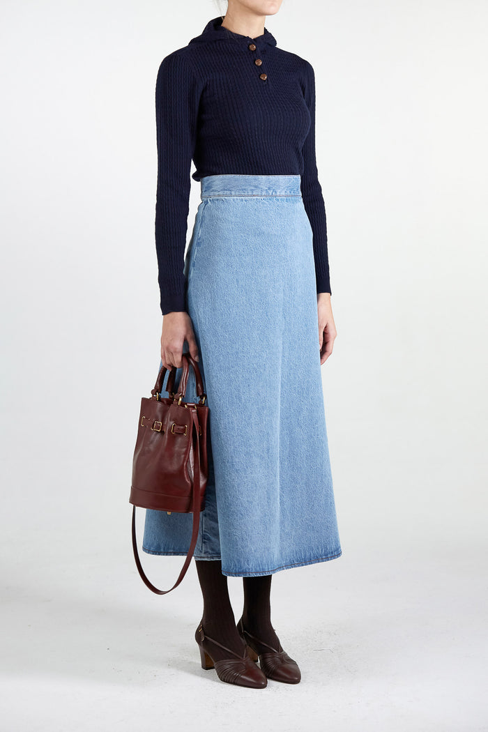 Giuliva Heritage Collection Ada Skirt In Denim